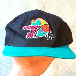 Vintage 1990's "nothing but net net" McDonald's advertising piece MJ Bird hat